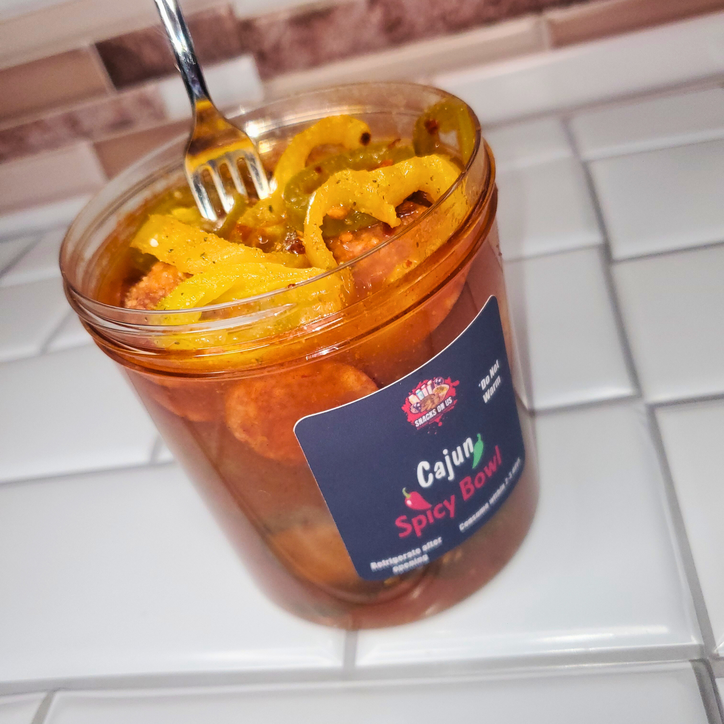 Cajun Pickle Bowl Snack Combo — Sweet, Spicy & Addictively Good