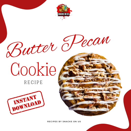 Butter Pecan Cookie Recipe (Instant Download)