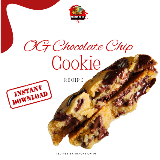 OG Chocolate Chip Cookie Recipe (Instant Download)