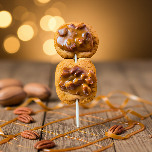 Beignet Praline Cookie Lollipop
