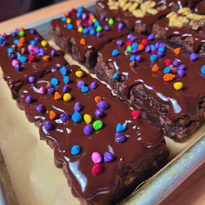 Signature Fudgy Chocolate Brownies | Classic Fudge, Walnut & Cosmic Brownies