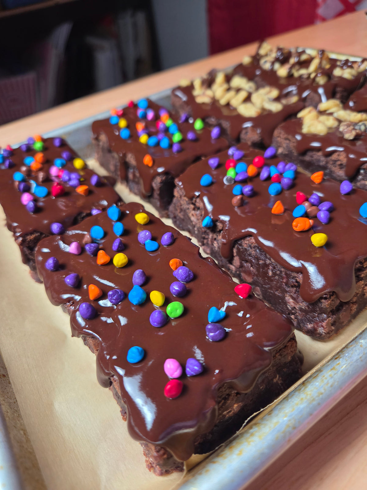 Signature Fudgy Chocolate Brownies | Classic Fudge, Walnut & Cosmic Brownies